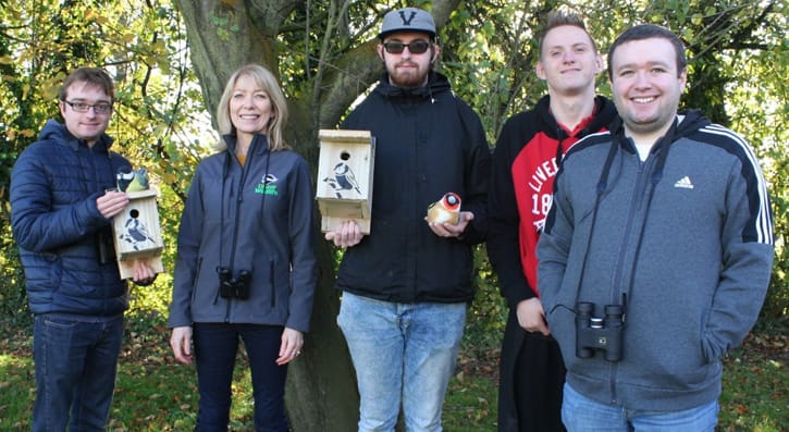 SERC Life Skills students from the Newtownards Campus have been working with Ulster Wildlife’s Grassroots Challenge programme on a series of eight workshops aimed at connecting young people with their local environment and wildlife. 